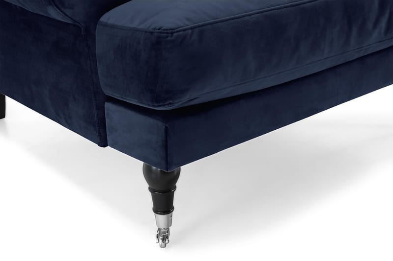 Andrew Sammetsfåtölj - Midnattsblå/Krom - Möbler - Vardagsrum - Fåtöljer - Sammetsfåtölj