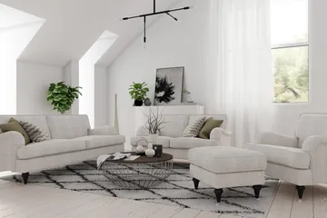 Howard Classic Fåtölj - Beige - Möbler - Vardagsrum - Fåtöljer - Howard fåtölj