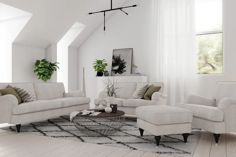 Howard Classic Fåtölj - Beige - Möbler - Vardagsrum - Fåtöljer - Howard fåtölj