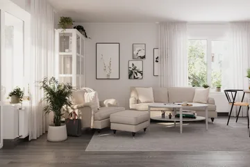 Howard Classic Fåtölj - Beige - Möbler - Vardagsrum - Fåtöljer - Howard fåtölj