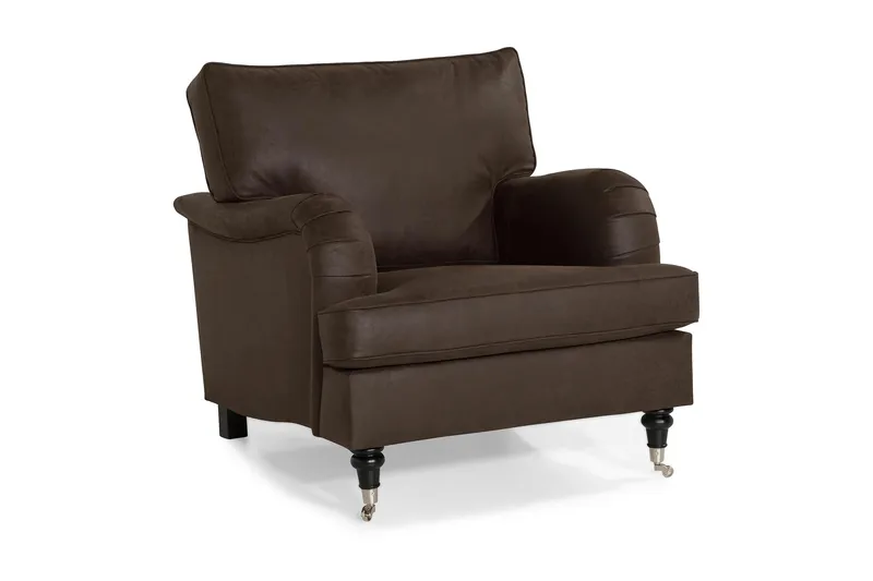 Howard Classic Fåtölj Konstläder, Vintage Brun