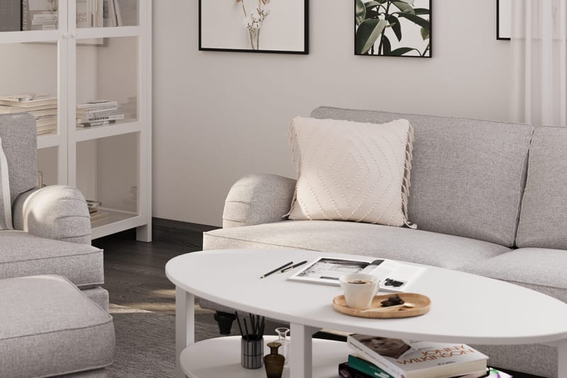 Howard Classic Fåtölj med Fotpall - Grå - Möbler - Vardagsrum - Fåtöljer - Howard fåtölj