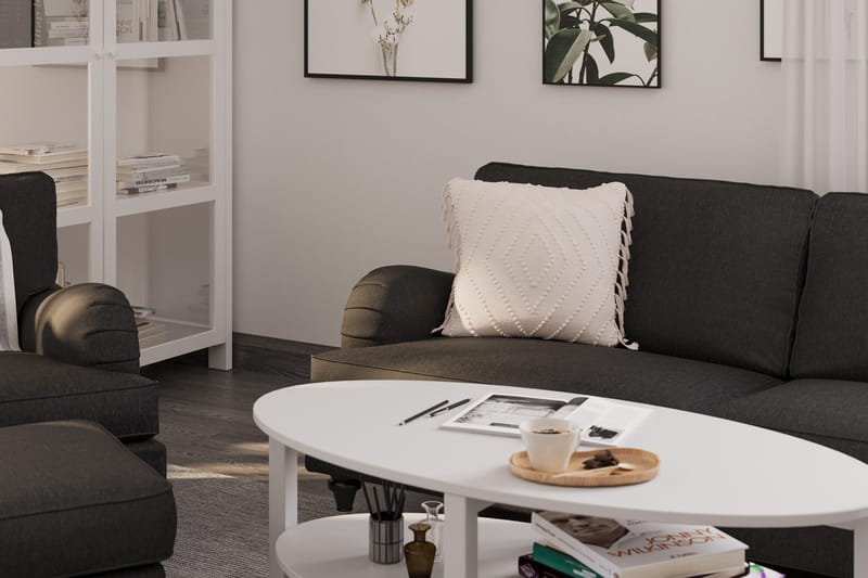 Howard Classic Fåtölj med Fotpall - Mörkgrå - Möbler - Vardagsrum - Fåtöljer - Fåtölj med fotpall