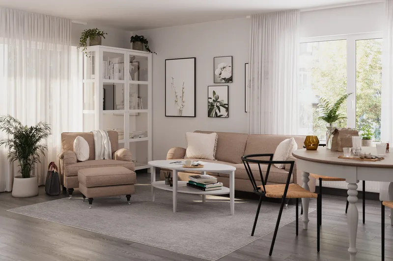 Howard Classic Fåtölj - Mörkbeige - Möbler - Vardagsrum - Fåtöljer - Howard fåtölj