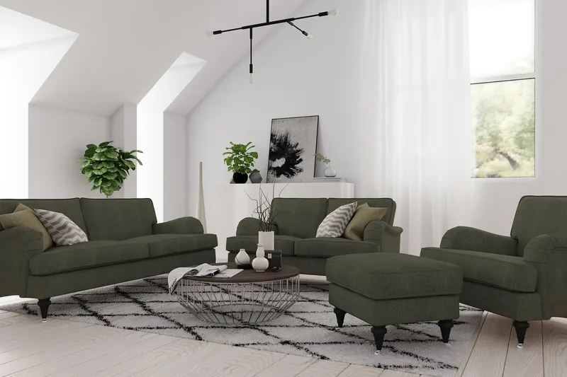 Howard Classic Fåtölj - Olivgrön - Möbler - Vardagsrum - Fåtöljer - Howard fåtölj