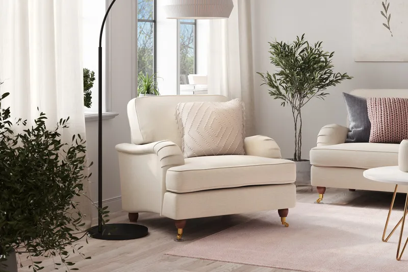 Howard Lyx Fåtölj 92 cm - Beige - Möbler - Vardagsrum - Fåtöljer - Howard fåtölj