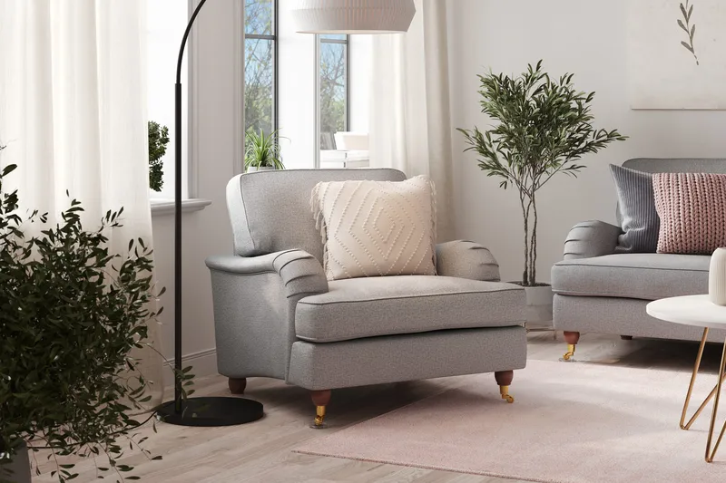 Howard Lyx Fåtölj - Grå - Möbler - Vardagsrum - Fåtöljer - Howard fåtölj