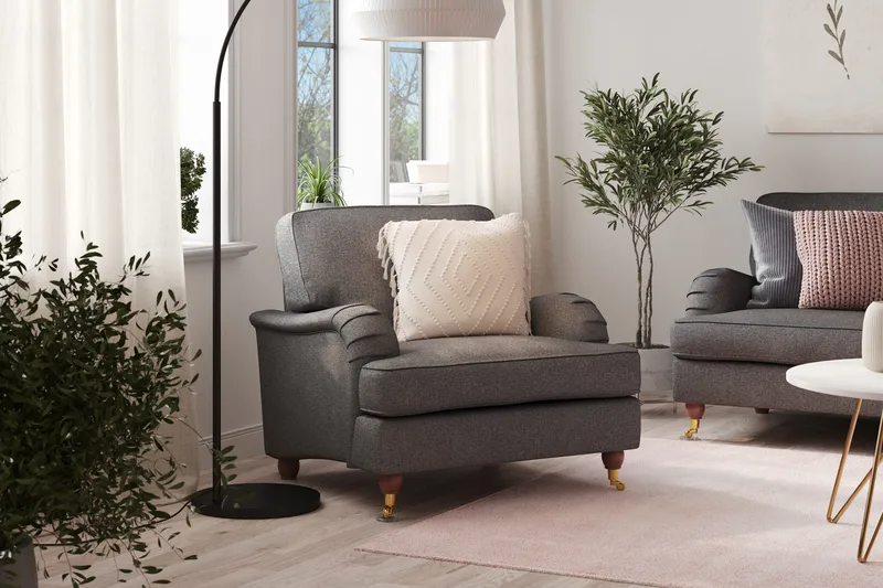 Howard Lyx Fåtölj - Mörkgrå - Möbler - Vardagsrum - Fåtöljer - Howard fåtölj