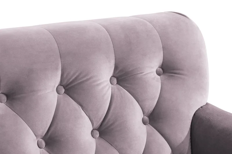 Howard Riviera Fåtölj med Fotpall - Lila - Möbler - Vardagsrum - Fåtöljer - Fåtölj med fotpall