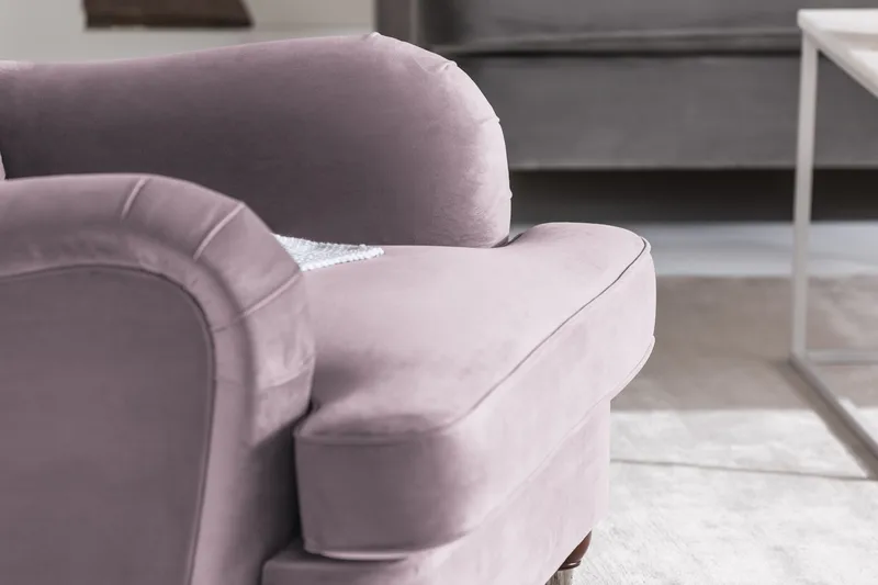 Howard Riviera Fåtölj med Fotpall - Lila - Möbler - Vardagsrum - Fåtöljer - Fåtölj med fotpall