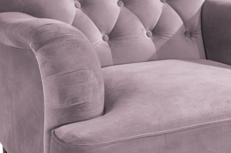 Howard Riviera Fåtölj med Fotpall - Lila - Möbler - Vardagsrum - Fåtöljer - Fåtölj med fotpall