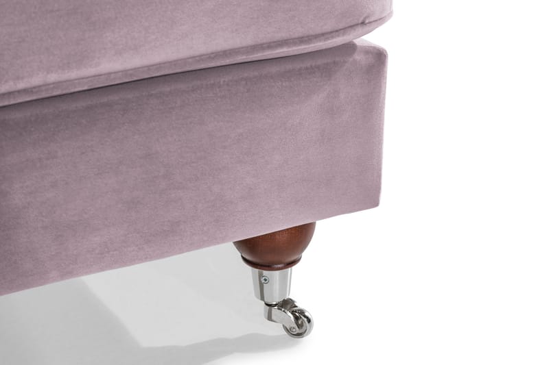 Howard Riviera Fåtölj med Fotpall - Lila - Möbler - Vardagsrum - Fåtöljer - Fåtölj med fotpall