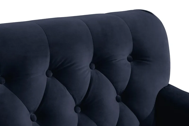 Howard Riviera Fåtölj med Fotpall - Midnattsblå - Möbler - Vardagsrum - Fåtöljer - Fåtölj med fotpall