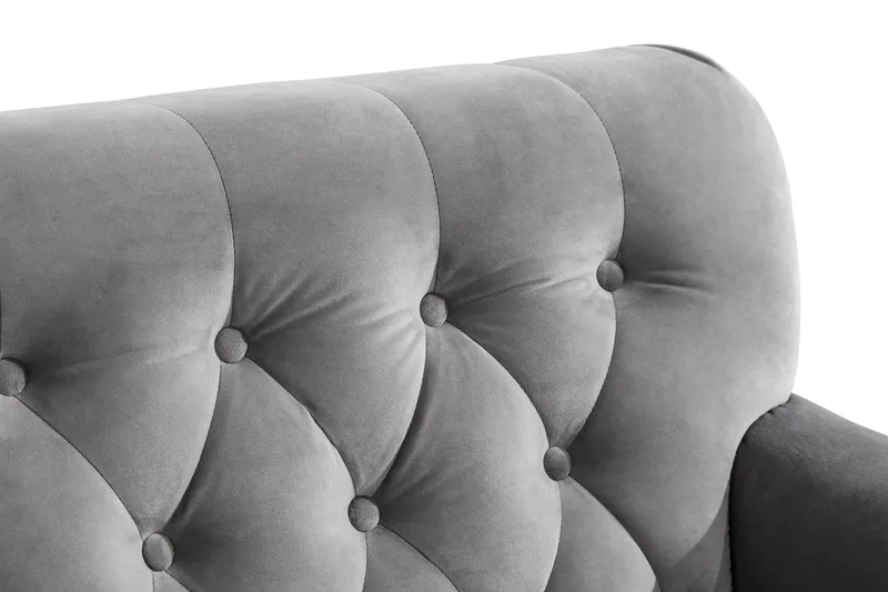 Howard Riviera Fåtölj med Fotpall - Silvergrå - Möbler - Vardagsrum - Fåtöljer - Fåtölj med fotpall