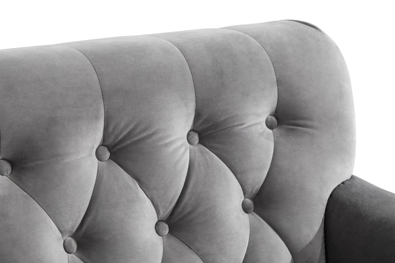 Howard Riviera Fåtölj med Fotpall - Silvergrå - Möbler - Vardagsrum - Fåtöljer - Fåtölj med fotpall