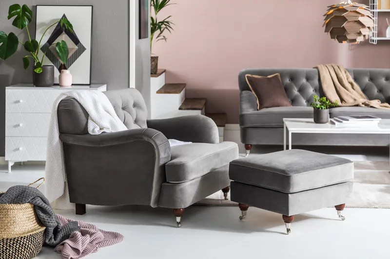 Howard Riviera Fåtölj - Silvergrå - Möbler - Vardagsrum - Fåtöljer - Howard fåtölj