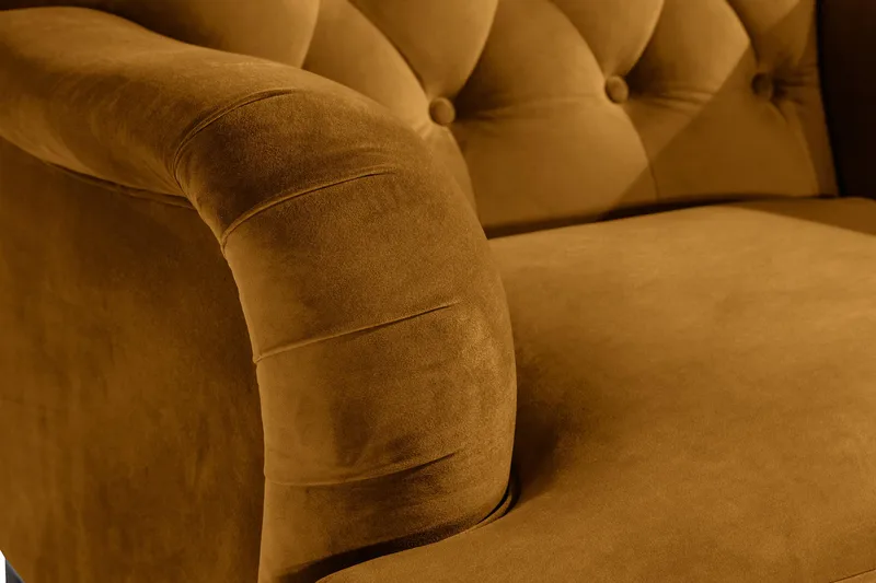 Howard Riviera Sammetsfåtölj - Amber - Möbler - Vardagsrum - Fåtöljer - Howard fåtölj