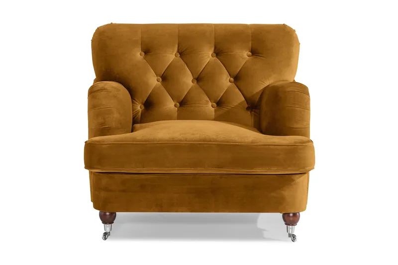 Howard Riviera Sammetsfåtölj - Amber - Möbler - Vardagsrum - Fåtöljer - Howard fåtölj