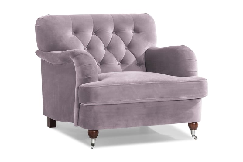 Howard Riviera Sammetsfåtölj, Lila
