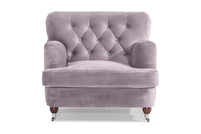 Howard Riviera Sammetsfåtölj - Lila - Möbler - Vardagsrum - Fåtöljer - Howard fåtölj