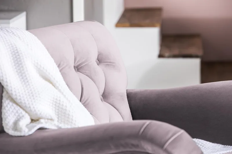 Howard Riviera Sammetsfåtölj - Lila - Möbler - Vardagsrum - Fåtöljer - Howard fåtölj