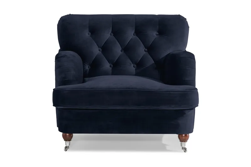 Howard Riviera Sammetsfåtölj - Midnattsblå - Möbler - Vardagsrum - Fåtöljer - Howard fåtölj