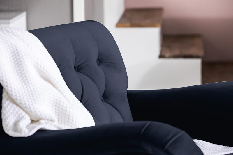 Howard Riviera Sammetsfåtölj - Midnattsblå - Möbler - Vardagsrum - Fåtöljer - Howard fåtölj