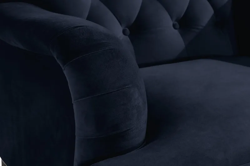Howard Riviera Sammetsfåtölj - Midnattsblå - Möbler - Vardagsrum - Fåtöljer - Howard fåtölj