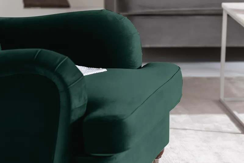 Howard Riviera Sammetsfåtölj - Mörkgrön - Möbler - Vardagsrum - Fåtöljer - Howard fåtölj