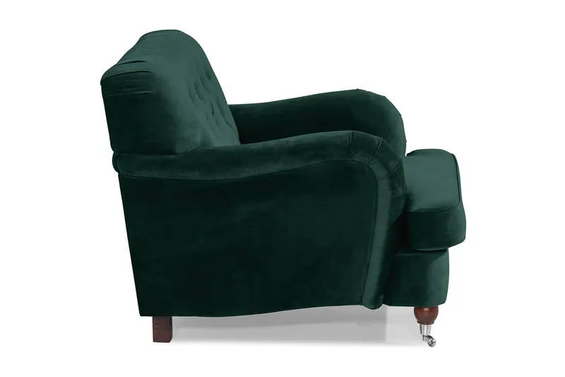 Howard Riviera Sammetsfåtölj - Mörkgrön - Möbler - Vardagsrum - Fåtöljer - Howard fåtölj