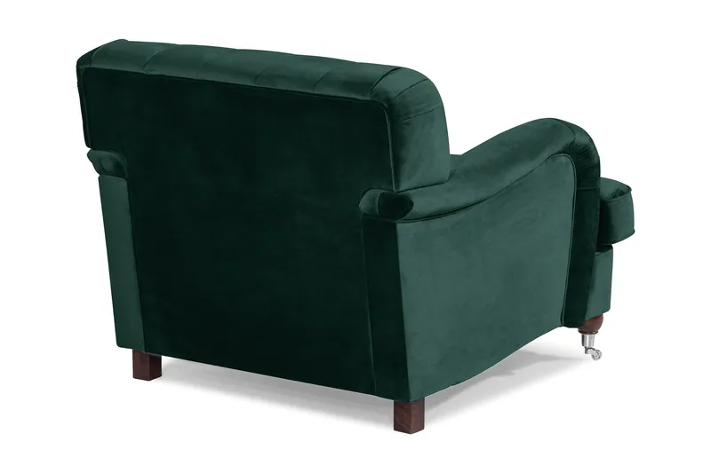Howard Riviera Sammetsfåtölj - Mörkgrön - Möbler - Vardagsrum - Fåtöljer - Howard fåtölj