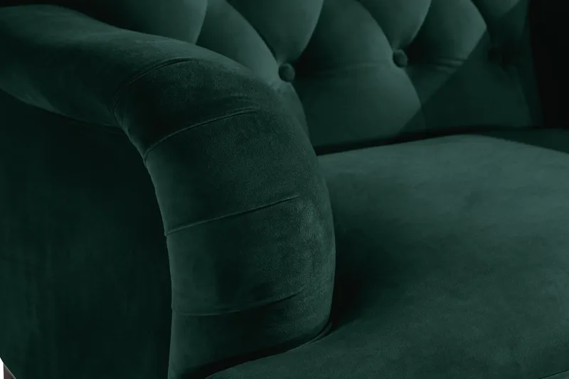 Howard Riviera Sammetsfåtölj - Mörkgrön - Möbler - Vardagsrum - Fåtöljer - Howard fåtölj