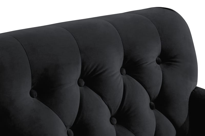 Howard Riviera Sammetsfåtölj - Svart - Möbler - Vardagsrum - Fåtöljer - Howard fåtölj