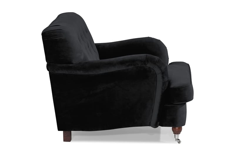 Howard Riviera Sammetsfåtölj - Svart - Möbler - Vardagsrum - Fåtöljer - Howard fåtölj