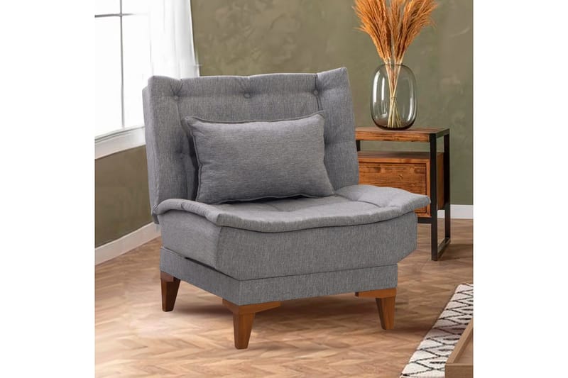 Hunterville Fåtölj - Grå - Möbler - Vardagsrum - Fåtöljer