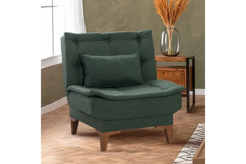 Hunterville Fåtölj - Grön - Möbler - Vardagsrum - Fåtöljer - Fåtölj utan armstöd