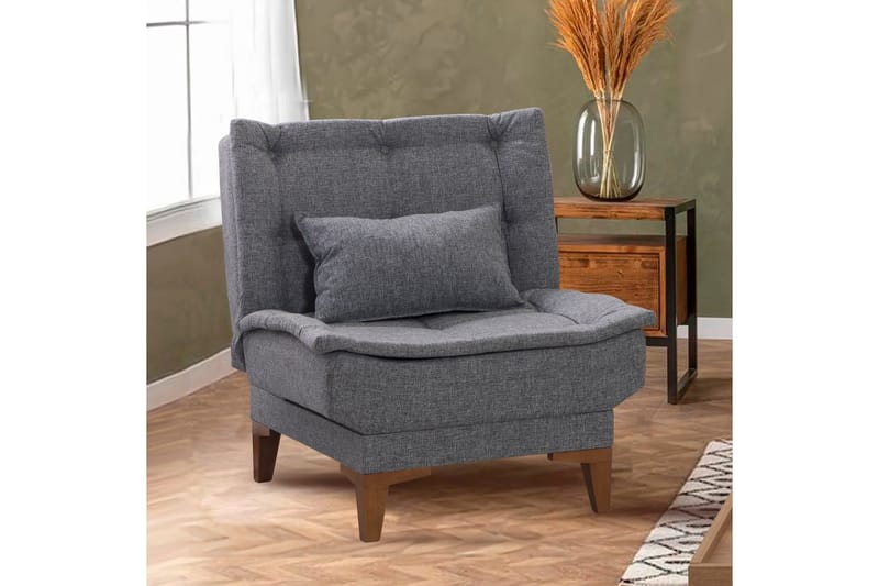 Hunterville Fåtölj - Mörkgrå - Möbler - Vardagsrum - Fåtöljer