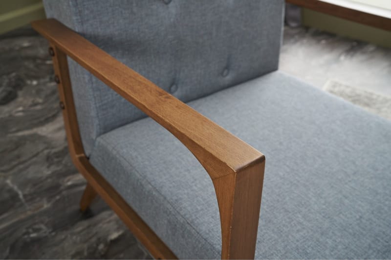 Husada Fåtölj - Ljusblå - Möbler - Vardagsrum - Fåtöljer