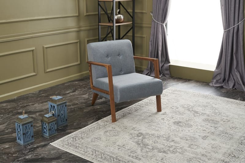 Husada Fåtölj - Ljusblå - Möbler - Vardagsrum - Fåtöljer