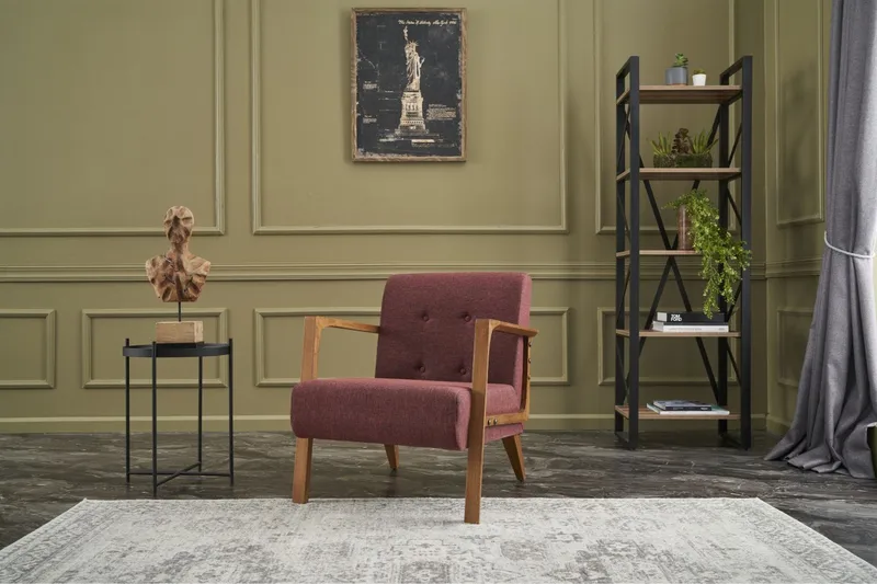 Husada Fåtölj - Röd - Möbler - Vardagsrum - Fåtöljer