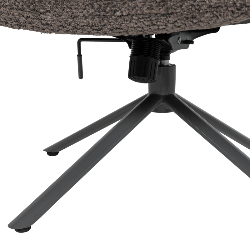 Justerbar Snurrfåtölj Soren - Brun - Möbler - Vardagsrum - Fåtöljer - Seniorfåtölj