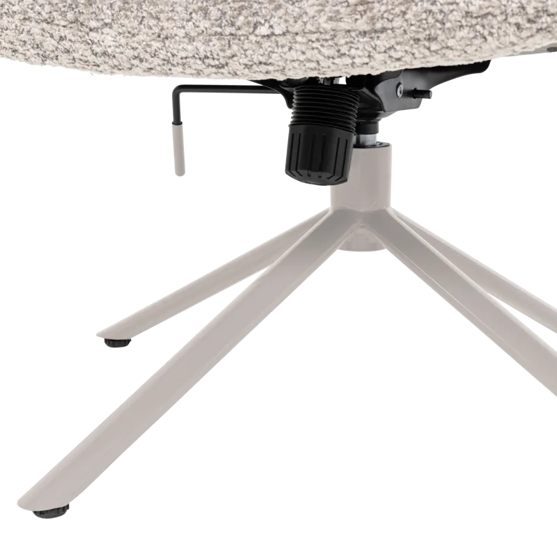 Justerbar Snurrfåtölj Soren - Grå - Möbler - Vardagsrum - Fåtöljer - Fåtölj utan armstöd