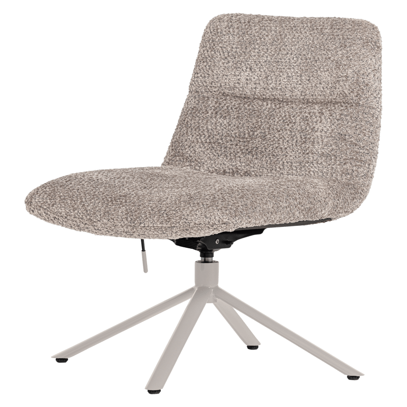 Justerbar Snurrfåtölj Soren, Grå