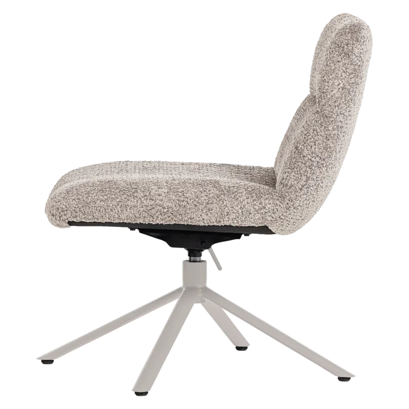 Justerbar Snurrfåtölj Soren - Grå - Möbler - Vardagsrum - Fåtöljer - Fåtölj utan armstöd