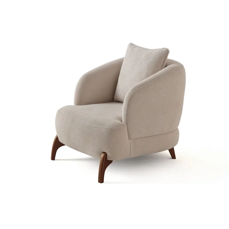 Kelnor Öronlappsfåtölj 80x78x80 cm, Beige