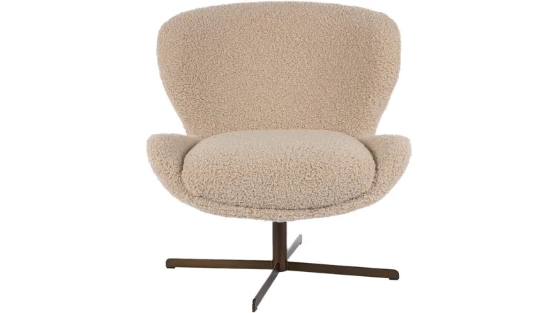 Kevlor Snurrfåtölj - Beige - Möbler - Vardagsrum - Fåtöljer - Biofåtöljer & reclinerfåtöljer