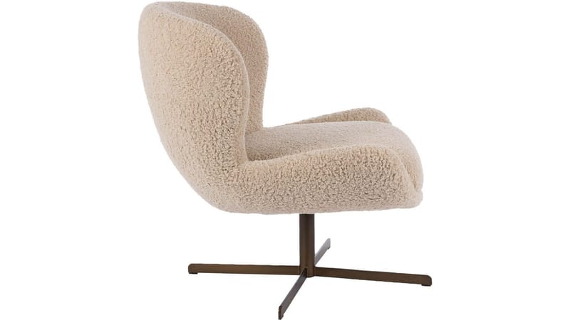 Kevlor Snurrfåtölj - Beige - Möbler - Vardagsrum - Fåtöljer - Biofåtöljer & reclinerfåtöljer