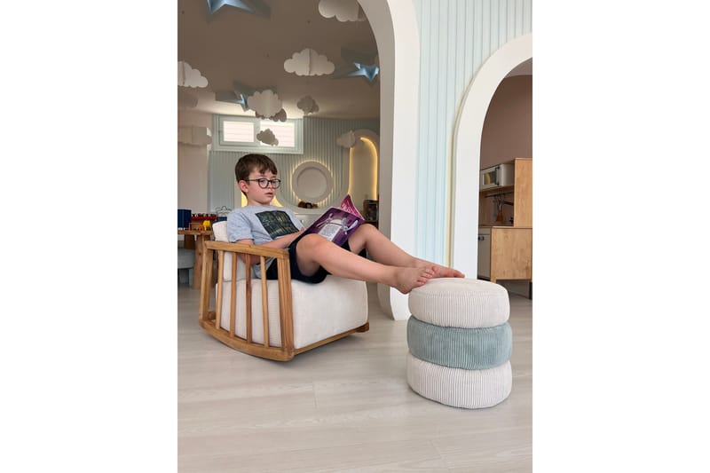 Kidi Fåtölj - Vit - Möbler - Vardagsrum - Stolar & sittmöbler - Snurrstolar & gungstolar