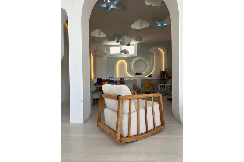 Kidi Fåtölj - Vit - Möbler - Vardagsrum - Stolar & sittmöbler - Snurrstolar & gungstolar