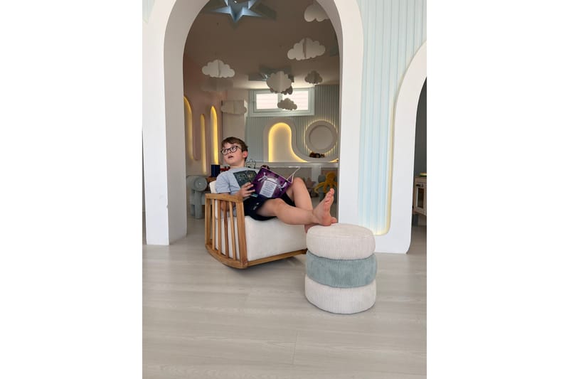 Kidi Fåtölj - Vit - Möbler - Vardagsrum - Stolar & sittmöbler - Snurrstolar & gungstolar